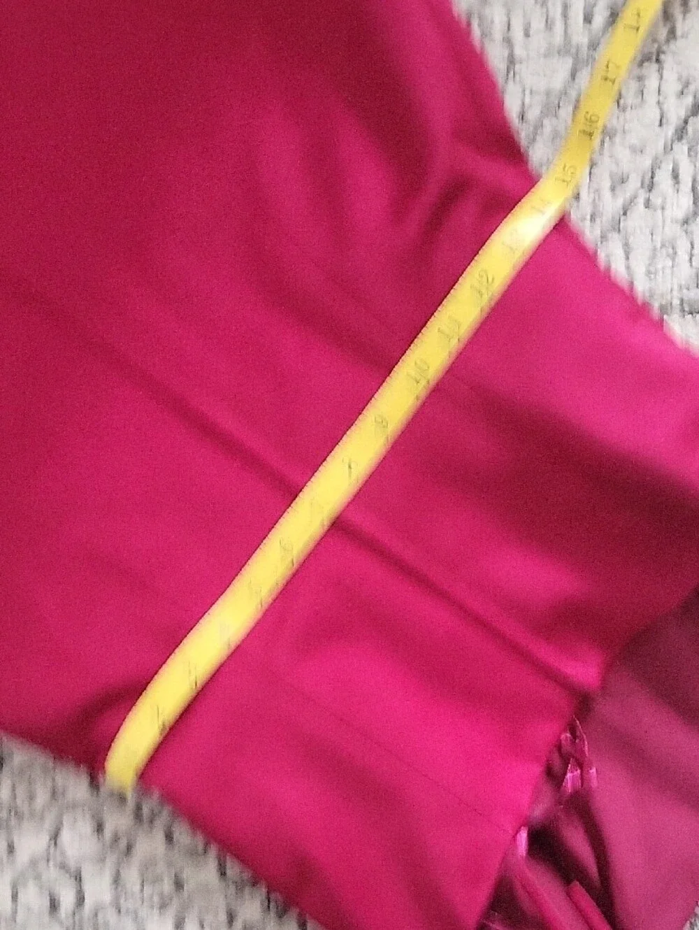 Burgundy Evening Gown with Side Slit - Picture 7 of 8